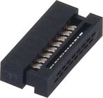 WCON 1.27mm złącze wtykowe IDC 16 pin PBT czarny 30% GF UL94V-0 ROHS