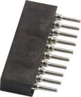 WCON 1.27mm Nagłówek Okrągły nagłówek Pin żeński 10-pinowy antywibracyjny z mosiężną tuleją
