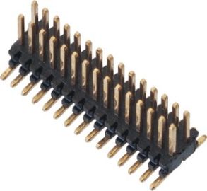 SMT LCP 0.80 * 1.20 Pin Header Black Podwójny rząd z CAP H = 1.4 Reel packing Gold flash ROHS