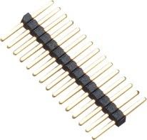 1.0mm 1 * 15P DIP PA9T Czarny Pojedynczy złącze wtykowe złącza na wtyki do płyty PCB