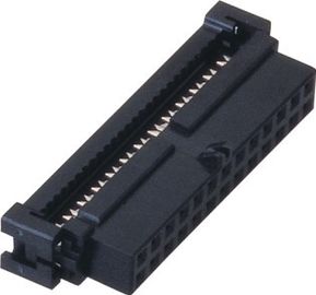 20 pin 2.00mm IDC Złącze żeńskie Złącze żeńskie z wybrzuszeniem PBT Phosphor Bronze Sel Au / Sn
