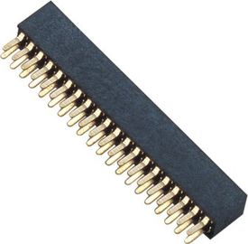 1,27 mm H = 4,3 Złącze żeńskie typu Headhead Podwójny przedni podnóżek