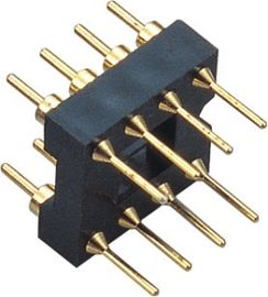 Złącze wtykowe IC 2,54 mm dla karty typu płytka PCB Min. 100 cykli Złoto / Błysk