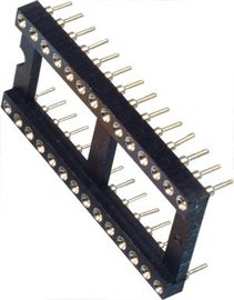 WCON 2.54mm Gniazdo IC 2 * 14P DIP H = 3,0, L = 7,43 Rząd skoku 10,16 Złącze WCON do płytki drukowanej