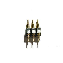 WCON 2,54 mm obrobiona główka pinowa Dwurzędowa PPS BK H = 3,0 Prosta złota lampa błyskowa
