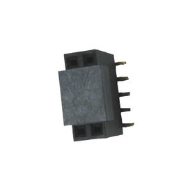Y Typ żeński nagłówek 2.54 Szczelina SMT Typ PA9T Black Gold Flash ROHS