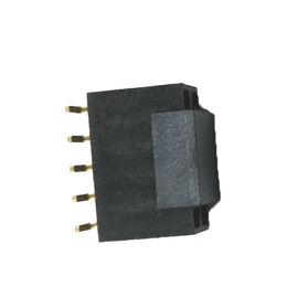 Y Typ żeński nagłówek 2.54 Szczelina SMT Typ PA9T Black Gold Flash ROHS