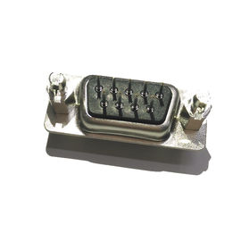 WCON DB9 Proste złącze żeńskie DIP 9P, PBT Black Sel.5U &quot;Au / Sn Tray Packing ROHS
