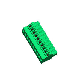 Z wtyczką 12P 5.08 Wtykowe złącze terminalowe PA66 Green Matte Tin 35PCS / Tary ROHS