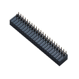 Brąz fosforowy 1.27mm 2x20 Żeński nagłówek Dwustronnie wkładka 90 ° DIP H = 3,45 ROHS