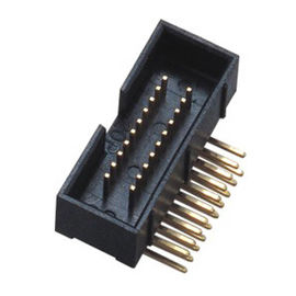 Four Row H = 10.5 1.27 * 2.54 Mm Złącze Box Header złącze proste PA9T czarny ROHS