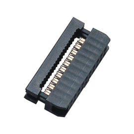 20 pin 2.00mm IDC Złącze żeńskie Złącze żeńskie z wybrzuszeniem PBT Phosphor Bronze Sel Au / Sn