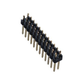 2 * 8P SMT 2.50 * 2.54 Mm Złącze skoku PA9T Czarne bez korka matowego