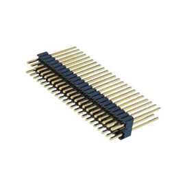 WCON 1.27 * 2,54 mm Złącze wtykowe Pcb Podwójne tworzywo sztuczne 180 ° DIP PA9T Mosiądz H = 2,54