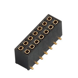 Złącze żeńskie z podwójnym rzędem SMT z wkładem 1.0AMP 1,27 mm H = 2,0