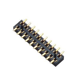 1.27mm Podwójne rzędy 180 ° SMT Pin Header Connector Kobieta z różnych Post I Metal