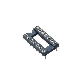 WCON 2.54mm Gniazdo IC 2 * 14P DIP H = 3,0, L = 7,43 Rząd skoku 10,16 Złącze WCON do płytki drukowanej