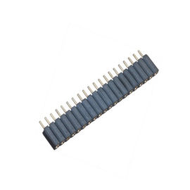 2.54 Mm obrobiony mechanicznie żeński łącznik okrągłych styków 180 ° DIP PPS 30% GF