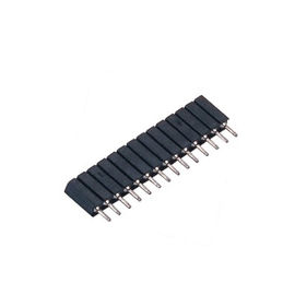 2.54mm Złącze żeńskie okrągłe z łbem walcowym Podwójny rząd prawy kątowy PPS czarny