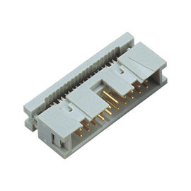 2.54 Box Header PBT Mosiądz Semi Gold Tin Plating IDC Typ Board To Wire Connectors Przebity róg ox