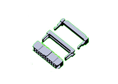 Podwójne gniazdo IDC 2,54 mm Złącze z SR One Side Contact Mosiądz Sel Au / Sn 06 ~ 64P