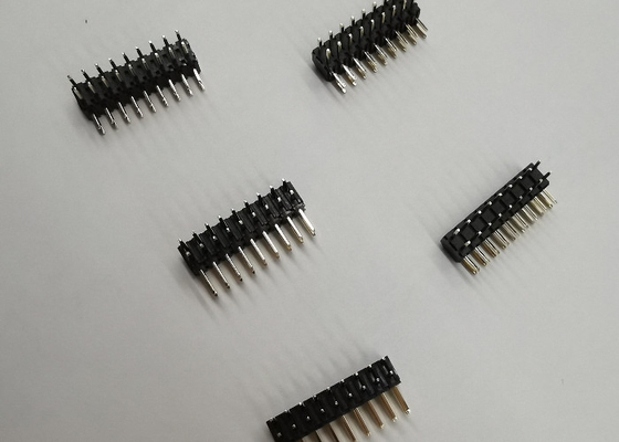 PDA 3 Pin Header kąt prosty, PA9T 2Mm złącze Header dwurzędowe