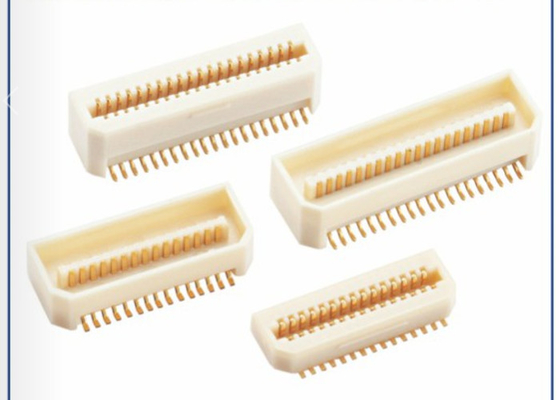 Polyestor 4-pinowa płytka do złącza na płytce Brąz fosforowy Rozstaw 0,8 mm