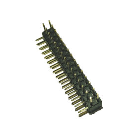 Mosiężne złącze 2.0AMP 2Mm Pitch, PA9T Pin Header Kąt prosty 500V